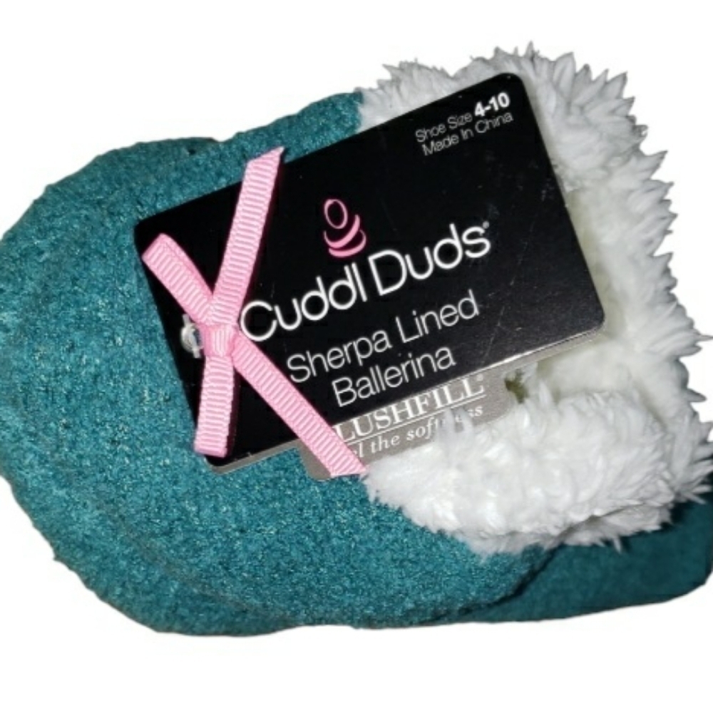 Cuddl Duds Ballerina Slippers - Picture 2 of 7